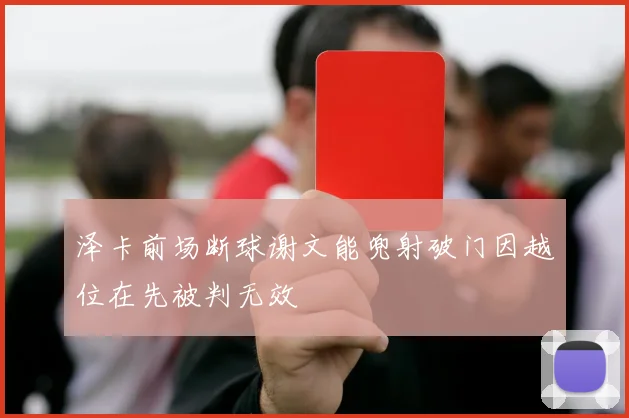 泽卡前场断球谢文能兜射破门因越位在先被判无效
